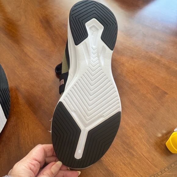 Puma Women's Olive and Black Slip-On Sneakers - Picture 5 of 6